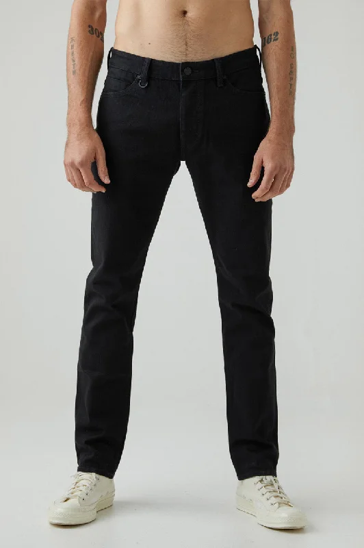 Men's modern office pants-Neuw Lou Slim - Forever Black