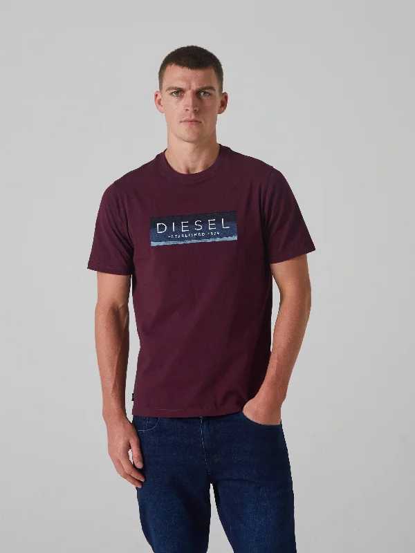 Men's graphic design t-shirt-Timothy Tee Wine Port