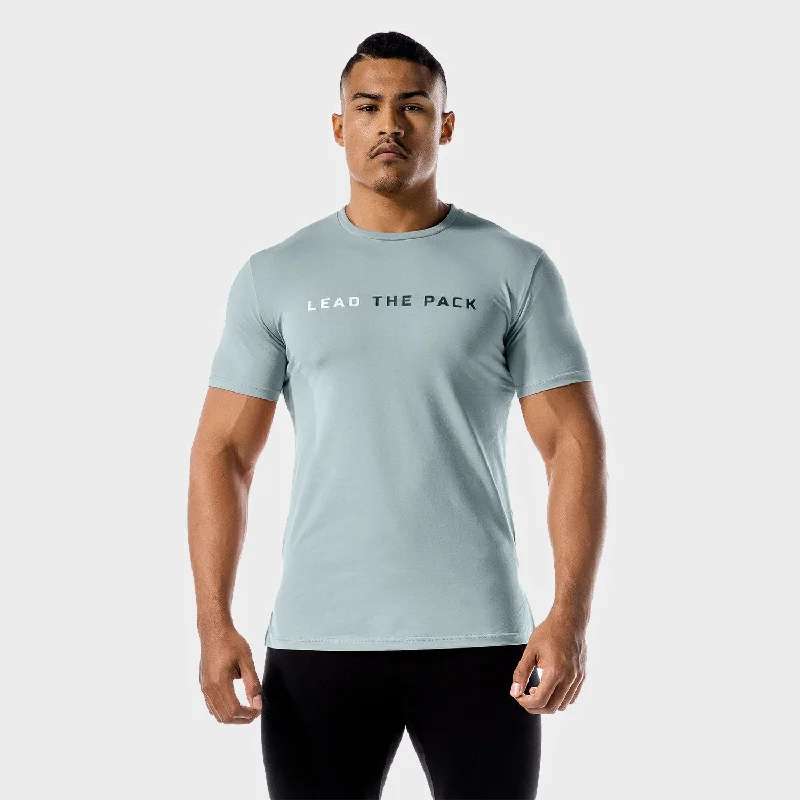 Men's casual athletic t-shirt-The Pack Muscle Tee - Blue