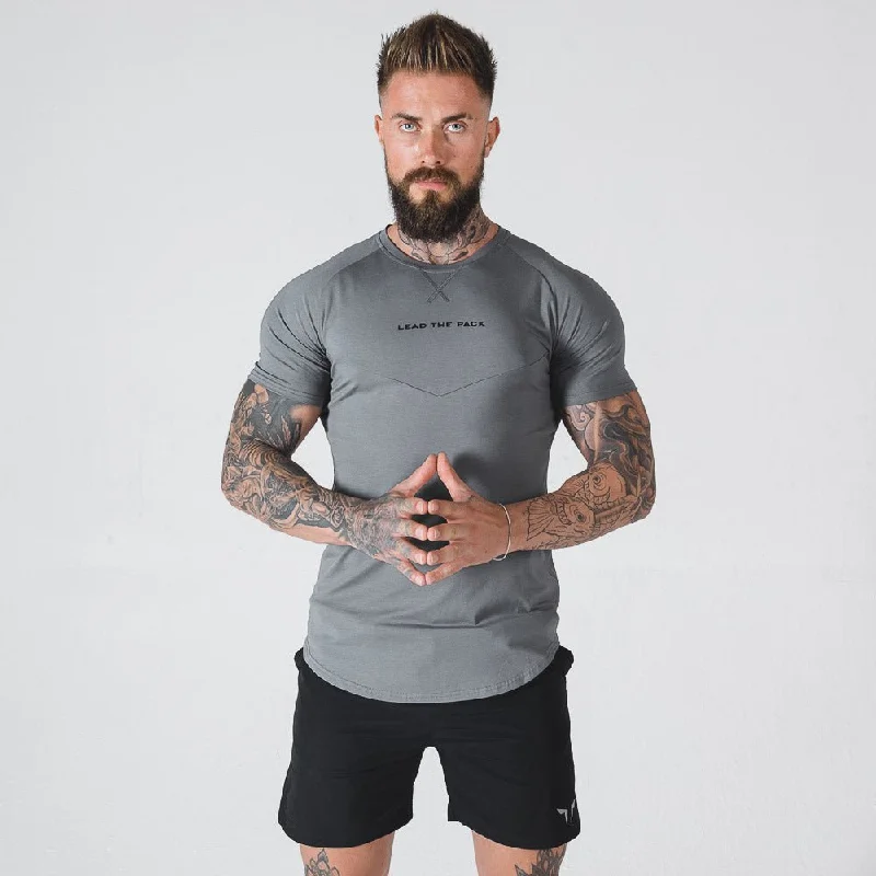 Men's weatherproof outdoor t-shirt-Statement Tee - Stone