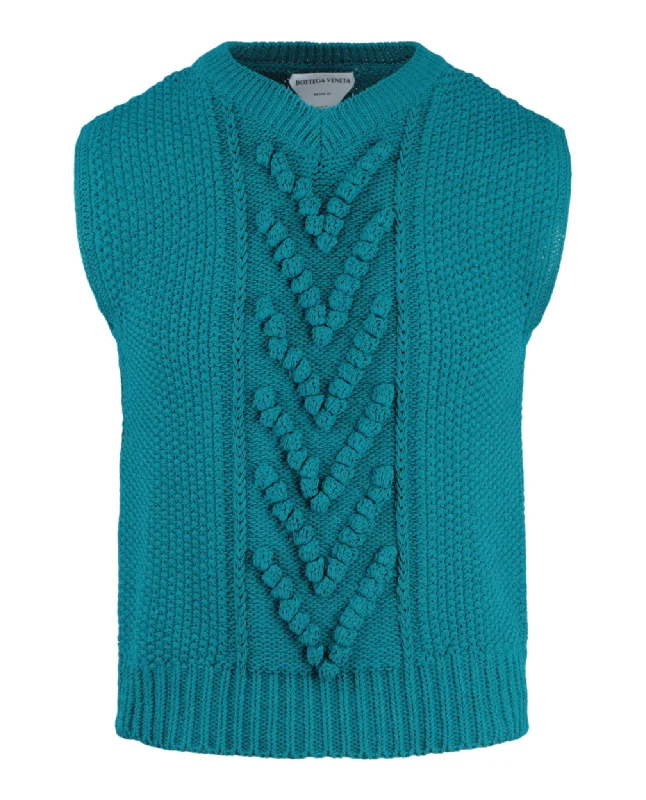 Men's high-performance sweater-Aran Knitted Vest