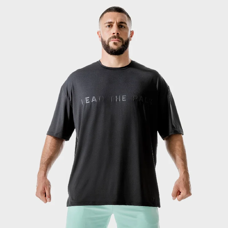 Men's performance athletic t-shirt-LAB360° Oversized Tee - Black