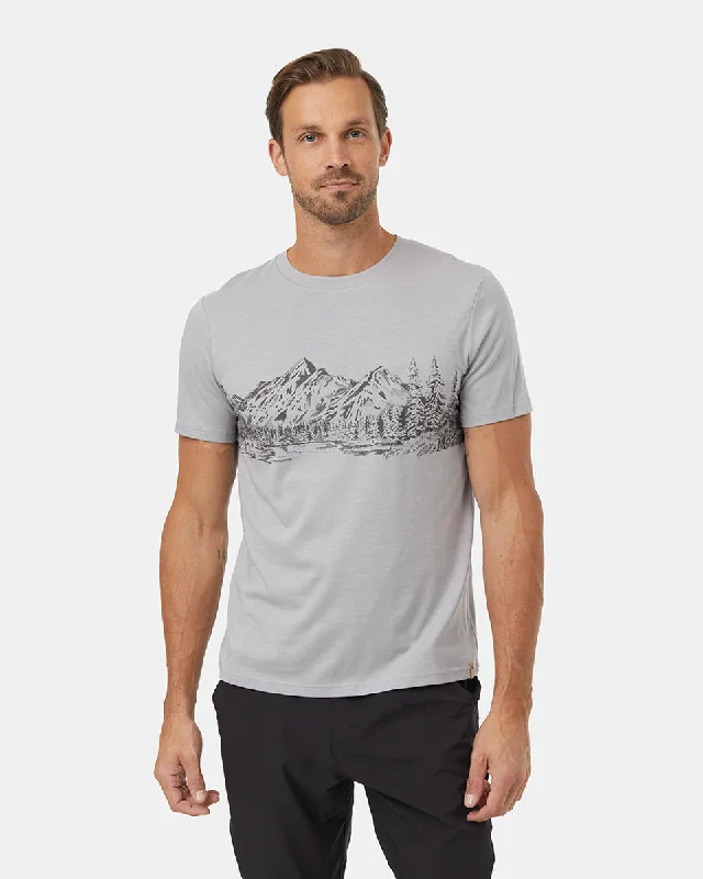 Men's performance athletic t-shirt-Mountain Scenic T-Shirt