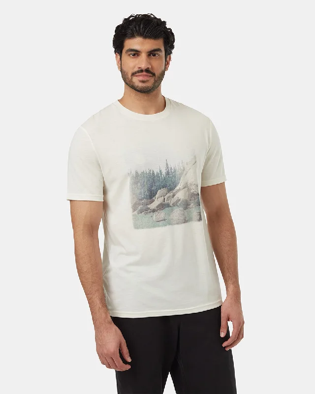 Men's casual athletic t-shirt-Scenic Rock T-Shirt