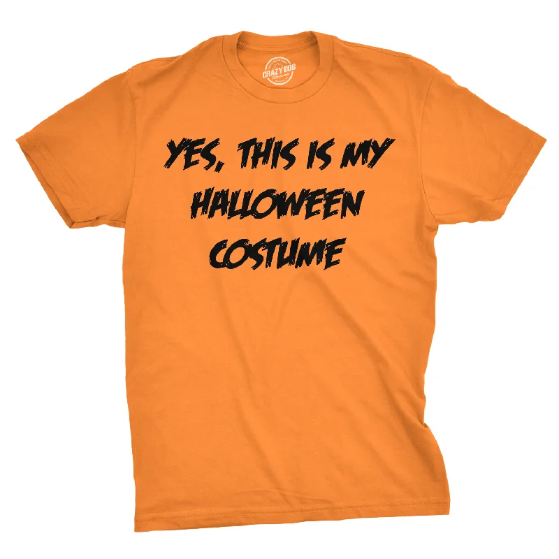 Men's graphic design t-shirt-This Is My Halloween Costume Men's T Shirt