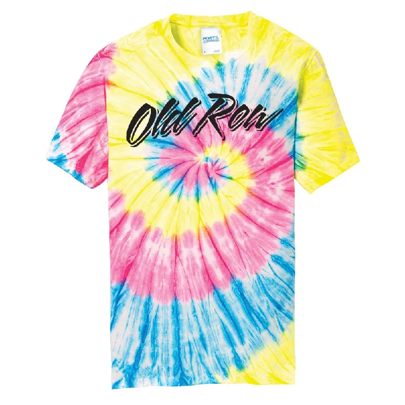 Men's organic cotton blend t-shirt-Old Row Tie Dye T Shirt