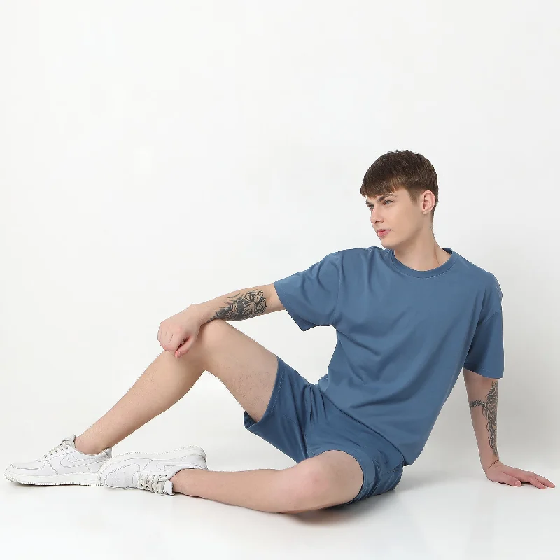 Men's breathable cotton t-shirt-Heavy DutyTeesᵉˣ Oversized Body in an exclusive 210 GSM Patented Fabric