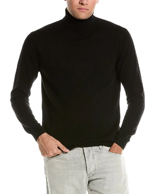 Men's premium sweater-Forte Cashmere Turtleneck Cashmere Sweater