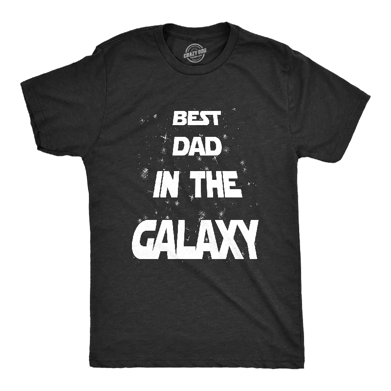 Men's workout tech t-shirt-Best Dad In The Galaxy Men's T Shirt