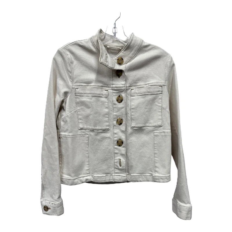 Men's summer performance jacket-Ivory Jacket Denim By J. Jill, Size: Xs