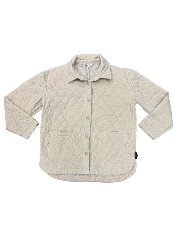 Men's weatherproof fleece jacket-Cream Jacket Puffer & Quilted Knox Rose, Size L