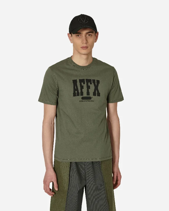 Men's fashion tech t-shirt-Varsity T-Shirt Green