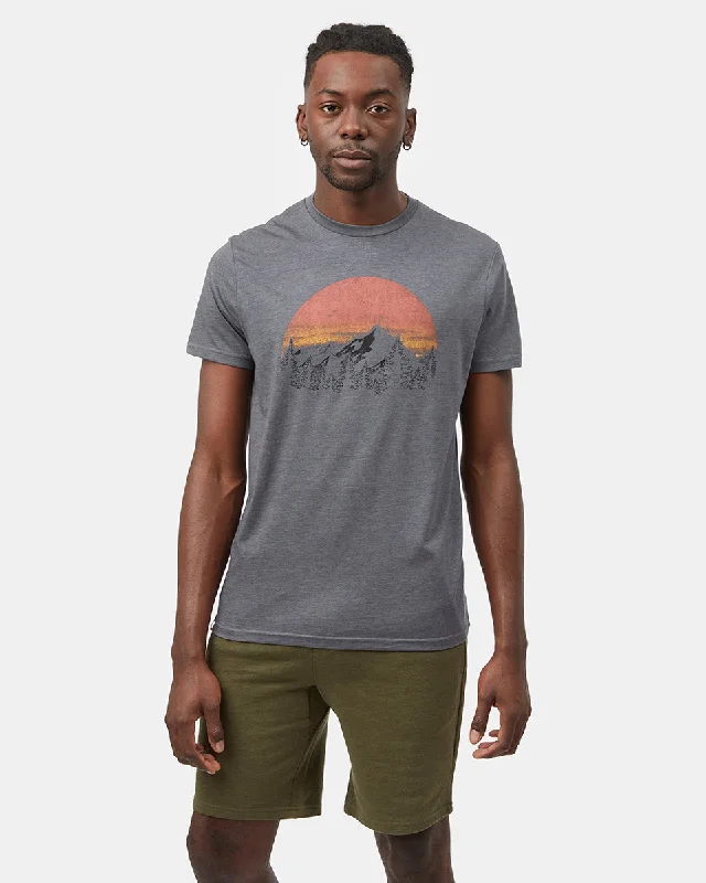 Men's fitness wear t-shirt-Vintage Sunset T-Shirt