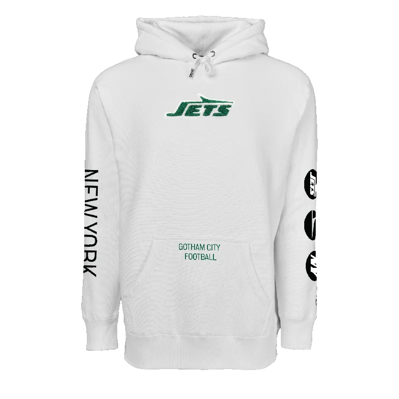 Men's summer fleece hoodie-New York Jets Fireside Hoodie