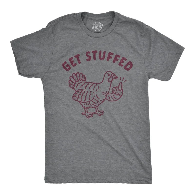 Men's summer wear t-shirt-Get Stuffed Men's T Shirt