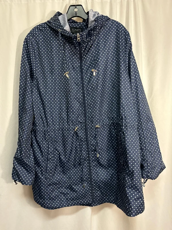 Men's eco-friendlyJacket Windbreaker By Jones New York In Blue, Size: Xxl