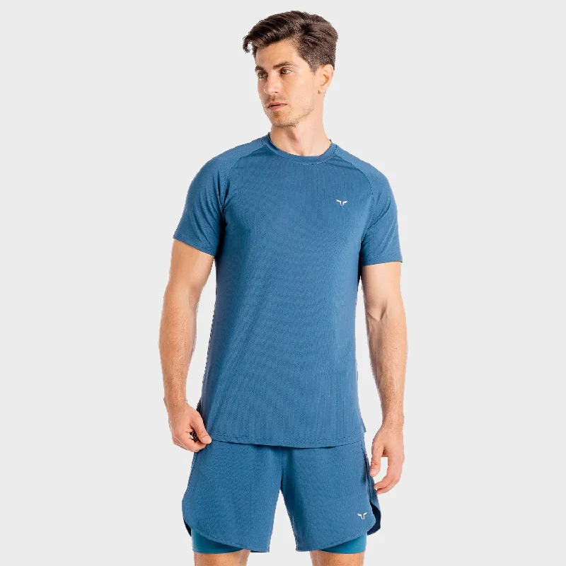 Men's weatherproof outdoor t-shirt-Core Mesh Tee - Slate