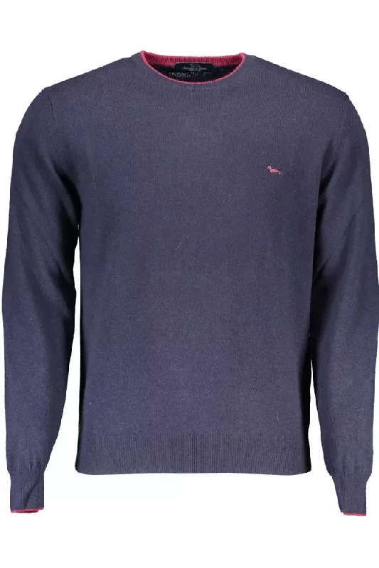 Men's lightweight sweater-Harmont & Blaine Elegant  Contrast Detail Men's Sweater