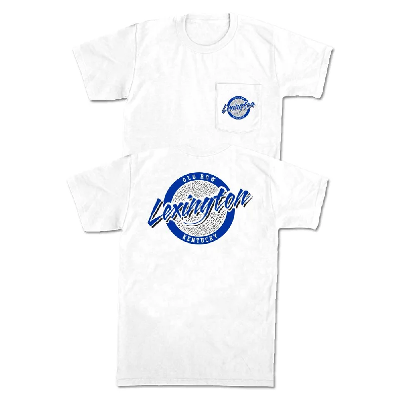 Men's ultra-breathable athletic t-shirt-Lexington, Kentucky Circle Logo Pocket Tee