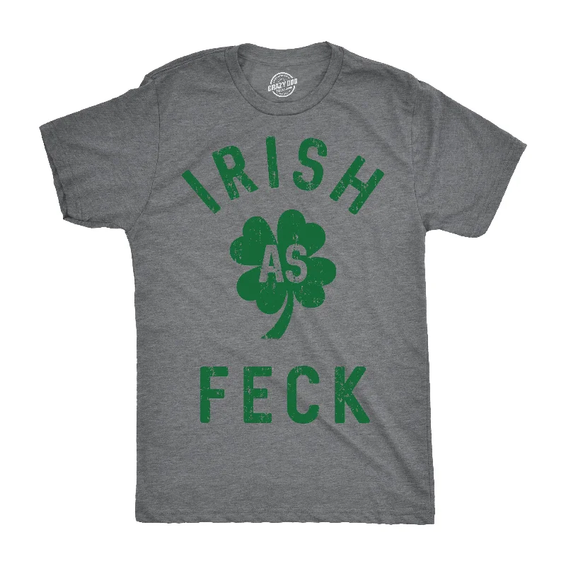 Men's eco-friendly recycled t-shirt-Irish As Feck Men's T Shirt