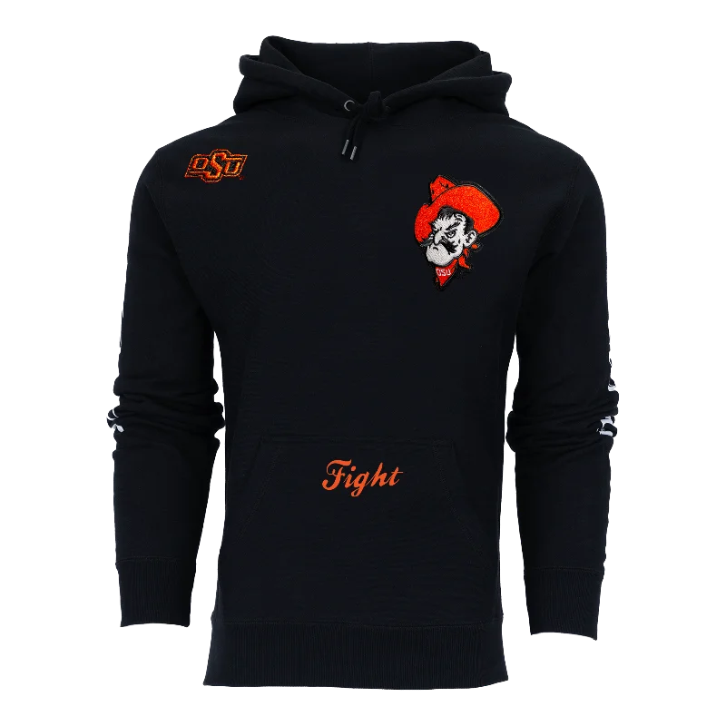 Men's eco-friendly workout hoodie-Oklahoma State Cowboys Fireside Hoodie