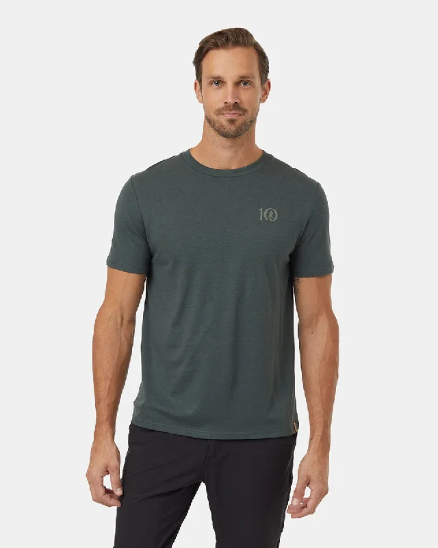 Men's eco-friendly recycled t-shirt-TreeBlend Logo T-Shirt