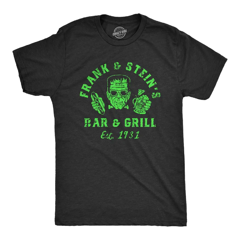 Men's organic cotton blend t-shirt-Frank And Steins Bar And Grill Men's T Shirt