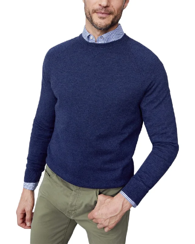 Men's active sweater-J.McLaughlin Derrick Wool & Cashmere-Blend Sweater