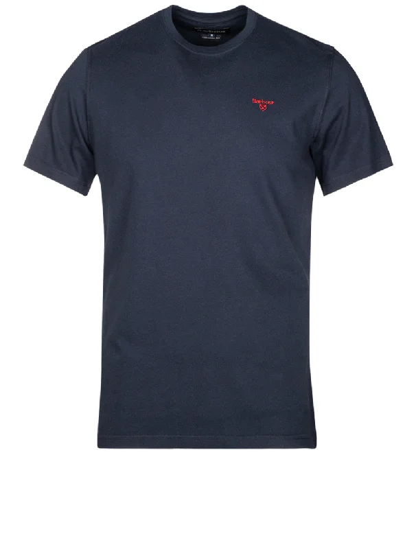 Men's performance athletic t-shirt-Essential Sports Tee Navy