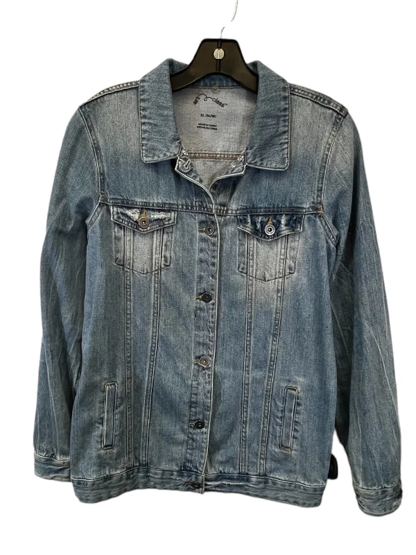 Men's versatile rain jacket-Blue Denim Jacket Denim Cmc, Size S