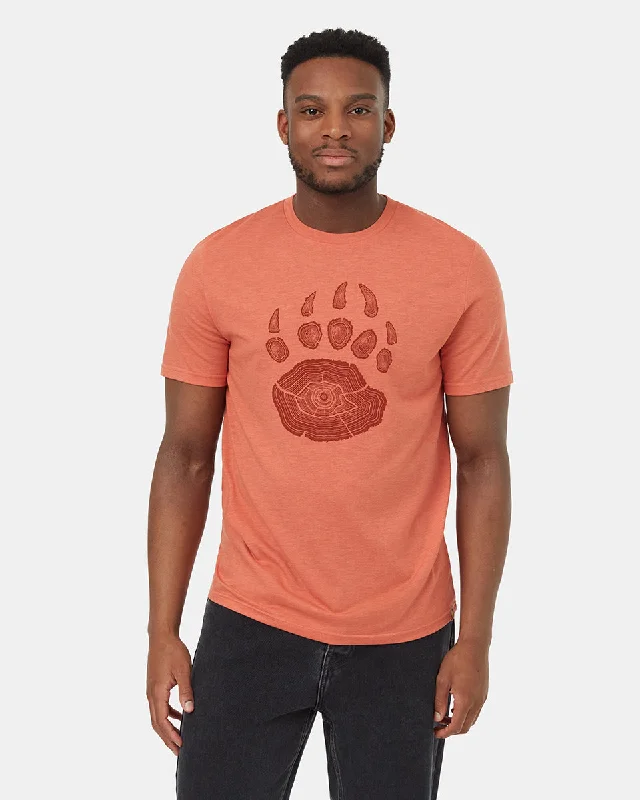 Men's tech fabric athletic t-shirt-Bear Claw T-Shirt