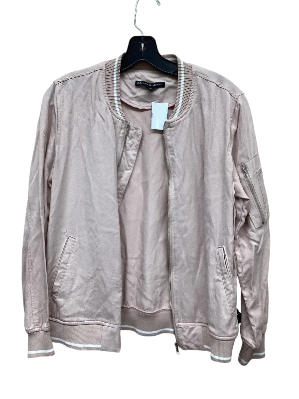 Men's sporty raincoat-Jacket Other By Harlowe & Graham In Pink, Size: S