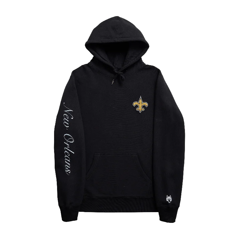 Men's tech-inspired gym hoodie-New Orleans Saints Fireside Hoodie