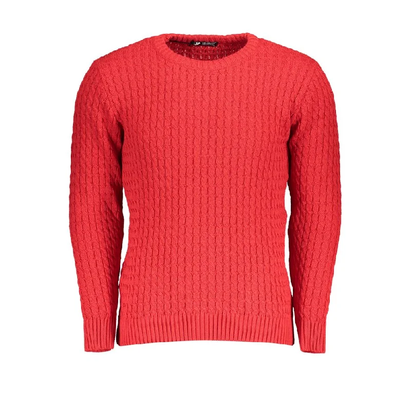 Men's silk blend sweater-U.S. Grand Polo Elegant Twisted Crew Neck Sweater in Men's