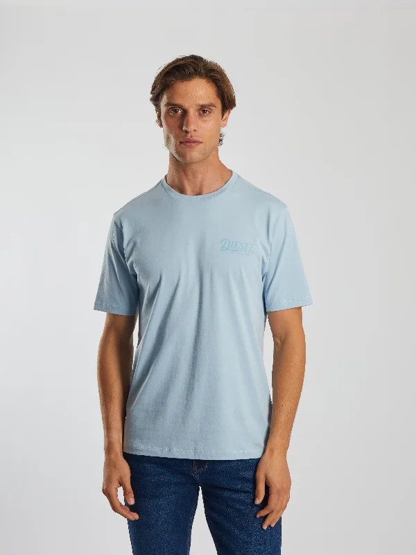 Men's relaxed fit athletic t-shirt-Soren Tee Buoy Blue