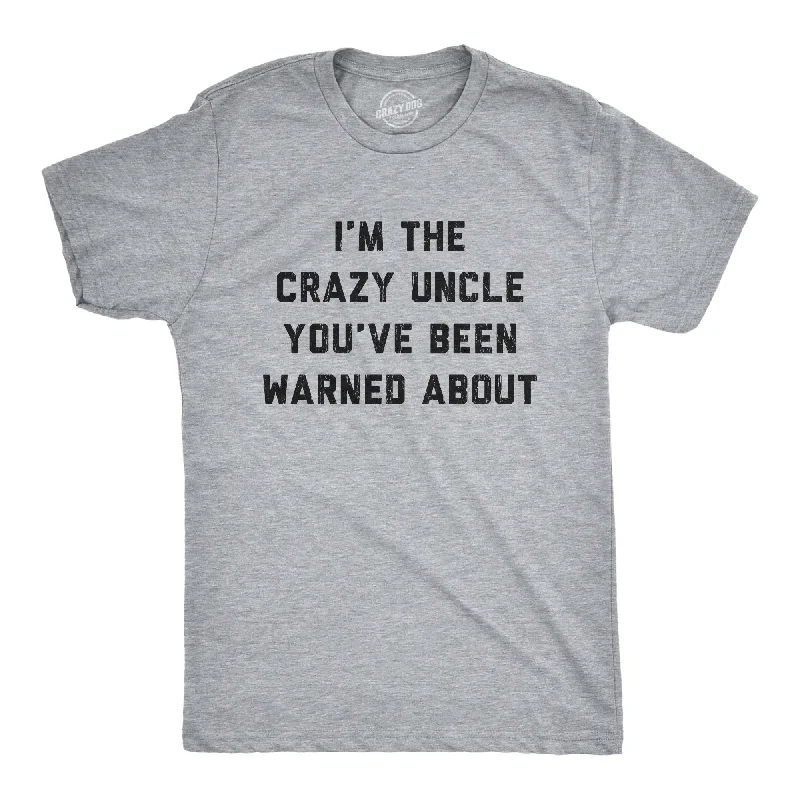 Men's performance athletic t-shirt-Crazy Uncle Men's T Shirt