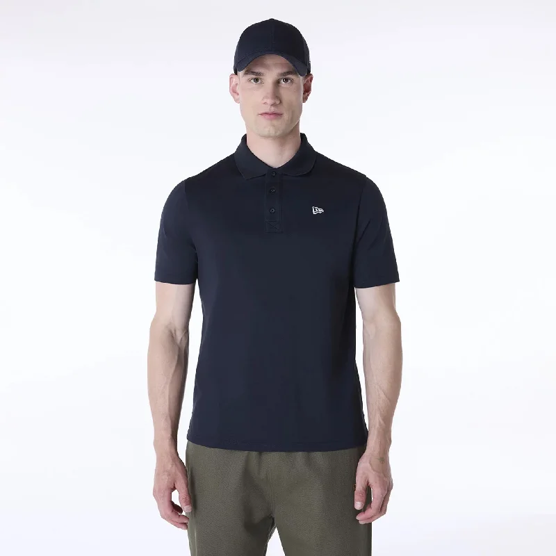 Men's comfortable gym wear polo shirt-New Era Polo Navy T-Shirt