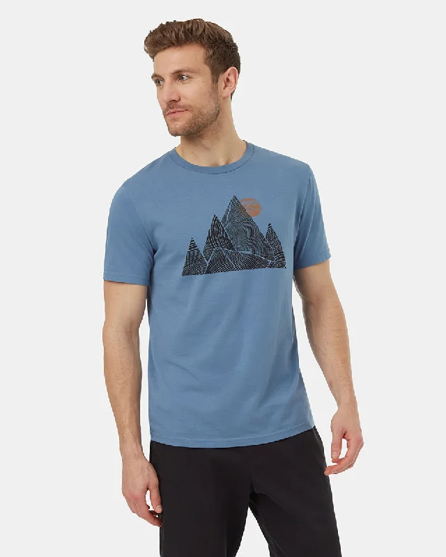 Men's fashion tech t-shirt-Peak T-Shirt