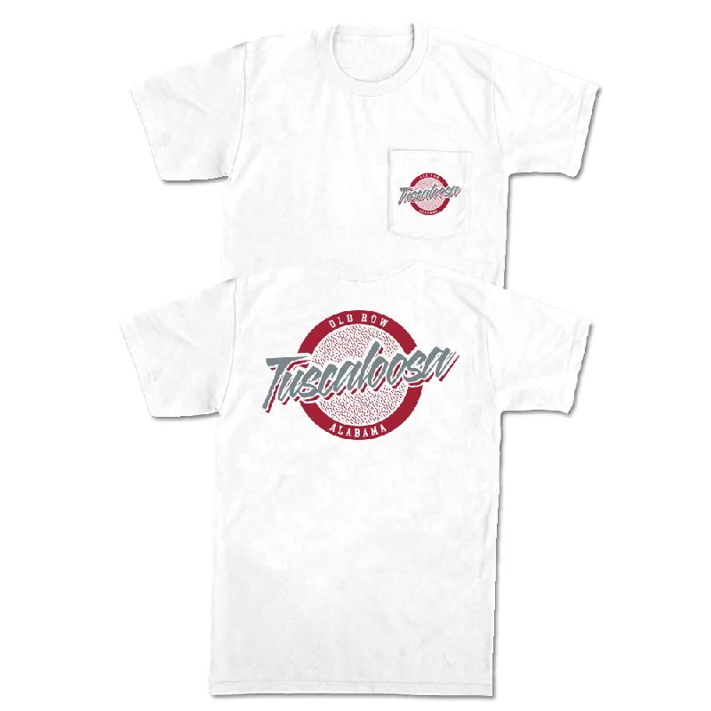 Men's eco-friendly recycled t-shirt-Tuscaloosa, Alabama Circle Logo Pocket Tee