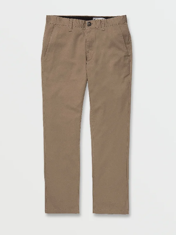 Men's summer gym pants-Frickin Slim Stretch Chino Pants - Khaki