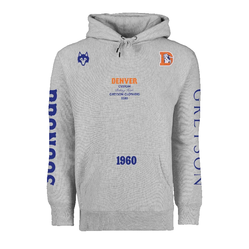 Men's eco-friendly running hoodie-Denver Broncos Fireside Hoodie