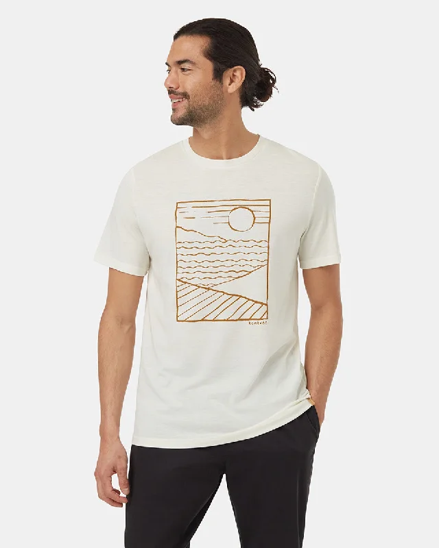 Men's modern fit t-shirt-Linear Scenic T-Shirt