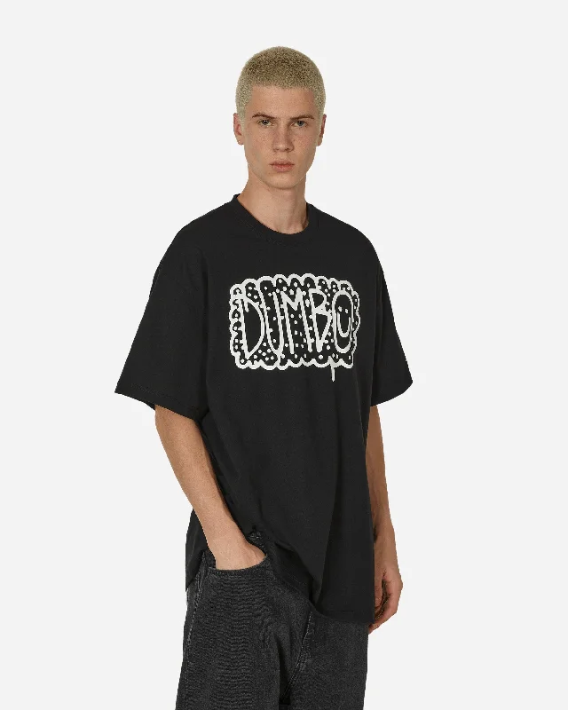 Men's sustainable jersey t-shirt-DUMBO Milano Imperfecta T-Shirt Black