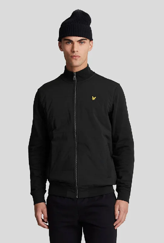 Men's versatile hiking jacket-LYLE AND SCOTT HYBRID BAFFLED TRACK JACKET