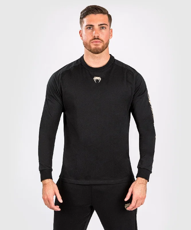 Men's weatherproof outdoor t-shirt-UFC Adrenaline by Venum Fight Week Men’s Long-sleeve T-shirt - Black