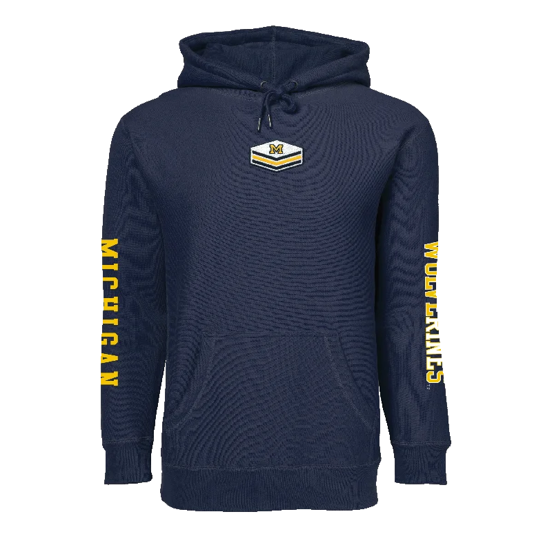 Men's modern casual hoodie-University of Michigan Fireside Hoodie