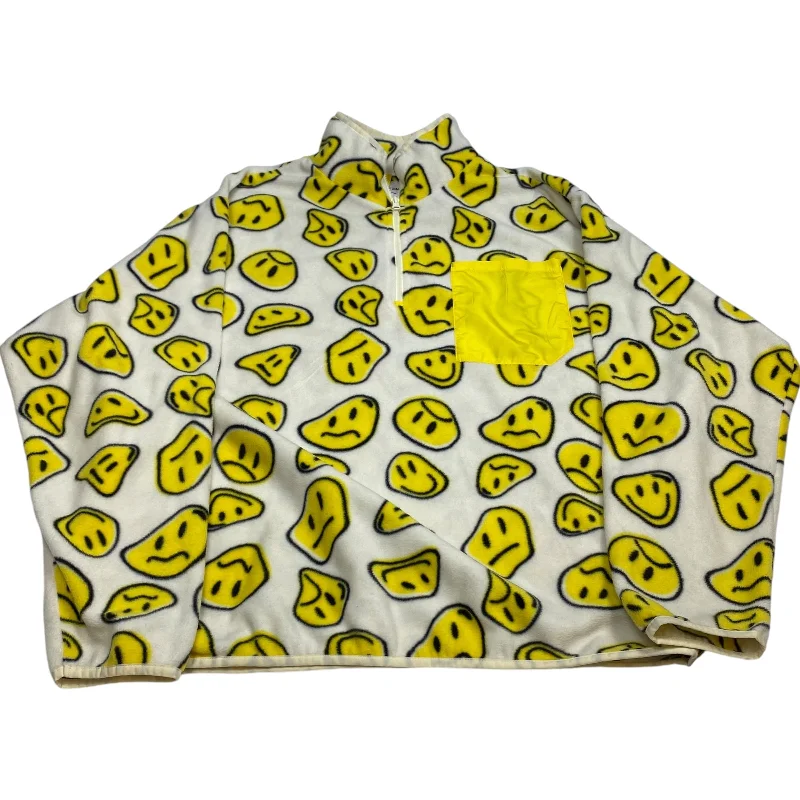 Men's eco-friendlyJacket Fleece By 4th Dimension In Yellow, Size: Xl