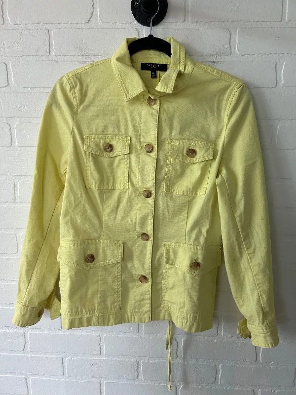 Men's breathable gym jacket-Yellow Jacket Other Talbots, Size M