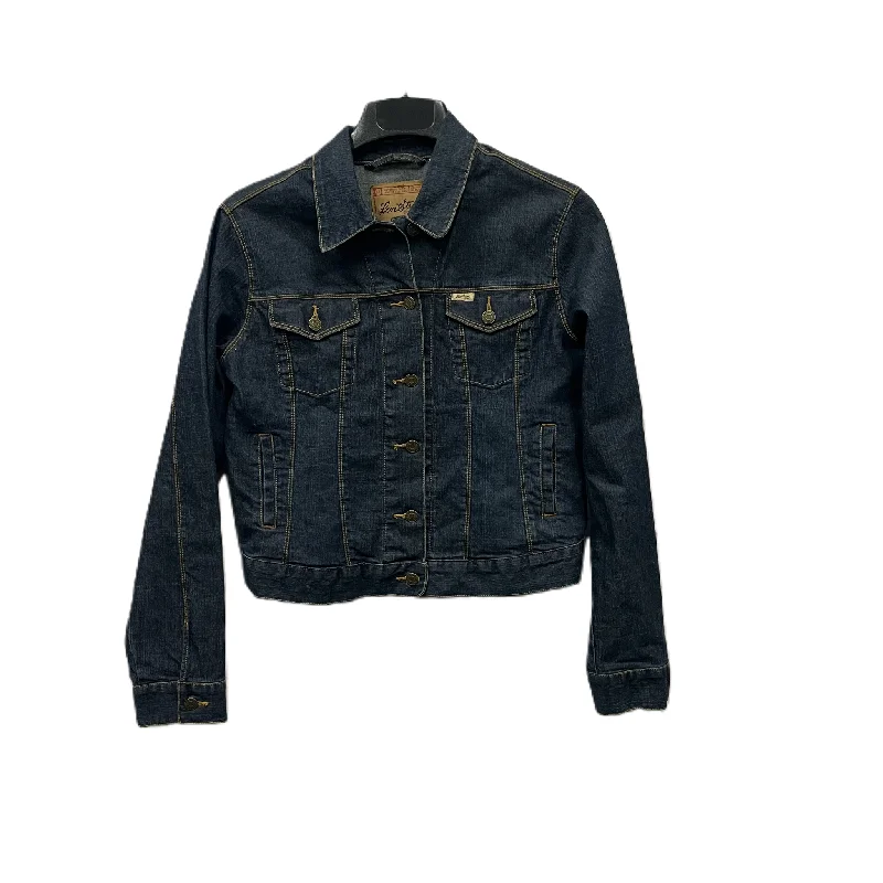 Men's high-performance travel jacket-Jacket Denim By Levis Signature In Blue Denim, Size: L