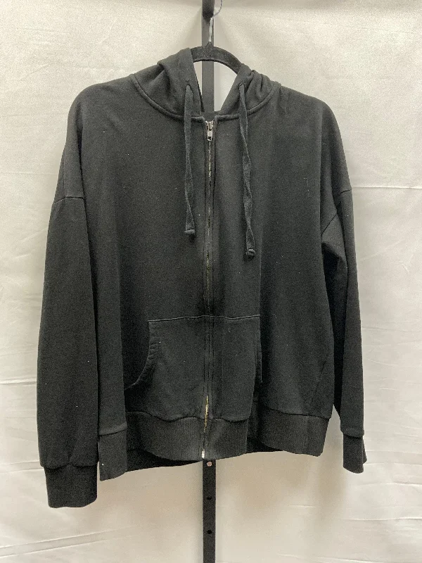 Men's organic cotton jacket-Black Jacket Other Time And Tru, Size Xl